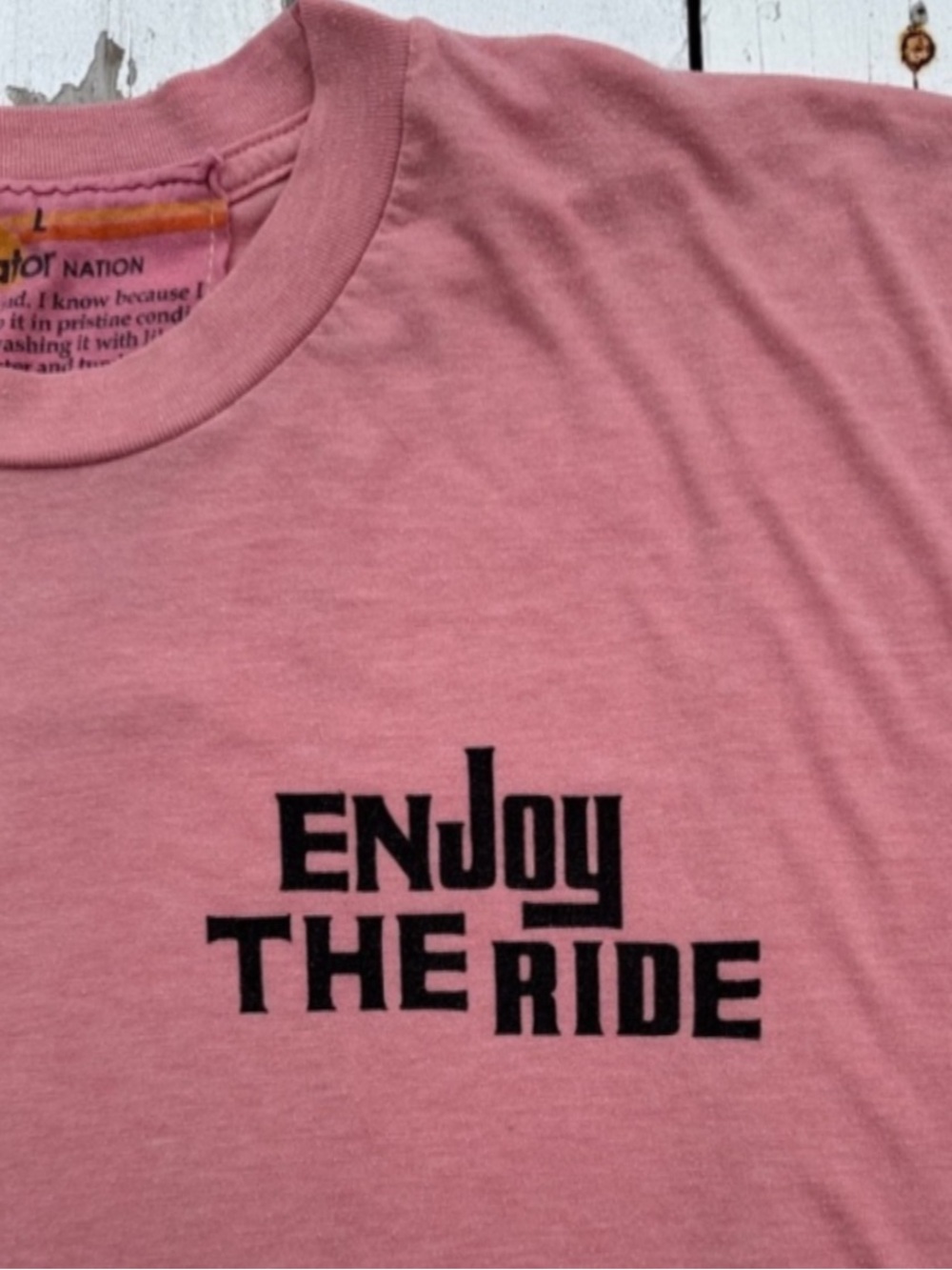 Aviator Nation “Enjoy the Ride” Cropped Tee
